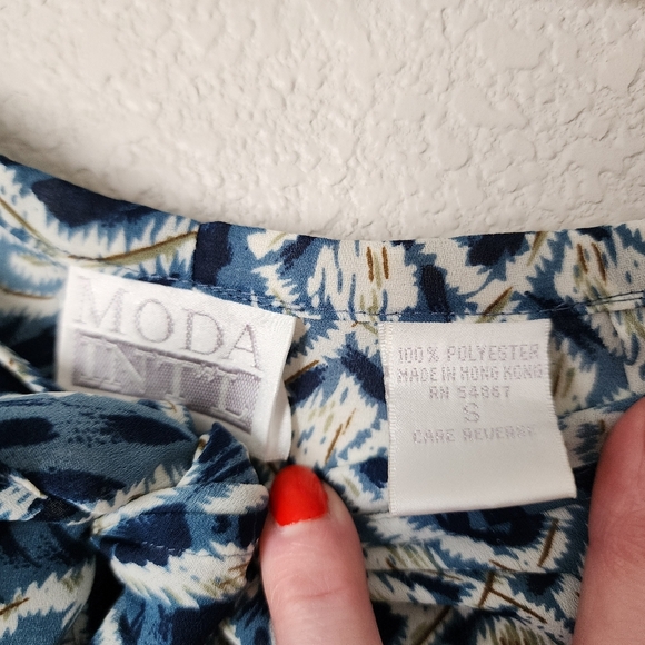 MODA INTERNATIONAL x VINTAGE Y2K cover up report wear pants size S - Picture 6 of 10